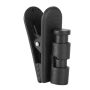 Large Clip Earpiece Headset 2PCS Black Wired Earphone