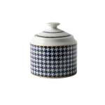 - Blue Check Sugar Pot