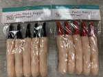 Halloween Fingers Red Black