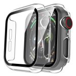Case And Glass Screen Protector For Apple Watch - 38MM Carbon Fibre