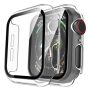 Hard Case And Glass Screen Protector For Apple Watch - 38MM Clear