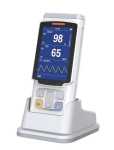 Handheld Pulse Oximeter With Charging Station PC100SC Suitable For Infant To Adult With Adult Probe & Rechargeable Battery