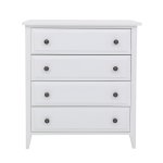 Hampton Chest 4 Drawer White