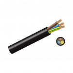 1MM X 3CORE Cabtyre Black Per Metre - Per Metre