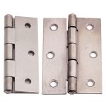 Hinge Butt Bright Steel 75MM