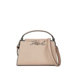 K signature MINI Top Handle Bag -nude Pink