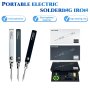 1 Set Portable Charging Electric Solder Iron USB Charging Diy Welding Pen Without Cable Home Outdoor Convenient Welding Repair Tool Set Electric Solder Iron