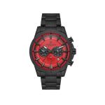 Exclusive Mens Black Stainless Steel Multi-function Watch