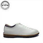 St. Andrews Golf Veldskoen - White navy Sole - 15