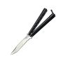 Butterfly Knife Black Handle - 7127P
