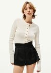 Shiny Twill MINI Shorts - Black