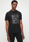 Ben Sherman Exploded Scooter Foil Print - Black