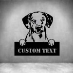 Dalmatian With Custom Text - 300MM Grey