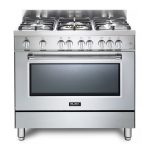 ELBA Excellence 90CM 5 Burner Gas Cooker With Gas Oven