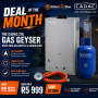 The Cadac 20L Gas Geyser With 15KG Gas Bottle & Regulator