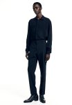 Regular Fit Viscose Shirt - Black