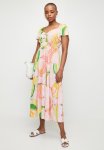 Edit Flutter Sleeve Tiered Midi Dress - Painted Bananas