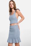 Top Cuadro - Light pastel Blue