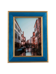 Large Blue Velvet Edge Picture Frame - None None