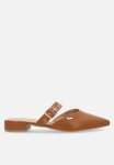 Plum Raya Slip-on Flat - All Tan