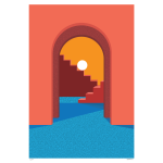 Doorway To The Sun Art Print - A3