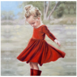 Cosmetic 15CM Girl With Red Dress
