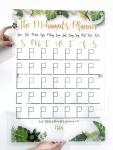 Acrylic Monthly Calendar - Tropical - 700MM X 700MM