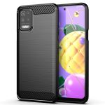 LG K42 K52 Shockproof Carbon Fiber Design Cover