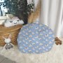 Hide And Seat Bean Bag Buddy Blue Check In Stock