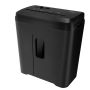 Paper Shredder A4 6 Sheet 12L Bin Cross Cut-high Security -black