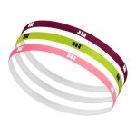 Headbands 3 Pack - Pink Green Burgundy