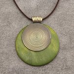 1PC Fashion Retro Alloy Pendant Necklace Bohemian Ethnic Style Necklace Jewelry
