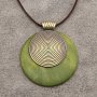1pc Fashion Retro Alloy Pendant Necklace Bohemian Ethnic Style Necklace Jewelry