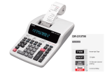 Casio DR210TM 12D Printing Calculator Heavy Duty