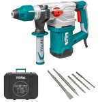 Total Tools - Rotary Hammer With 5 X Accessories Set And Carry Case - 1500W