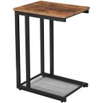 Madrid Rustic Side Table Brown