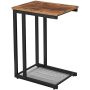 Madrid Rustic Side Table Brown