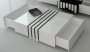 Vector Coffee Table Gloss White Matching Tv Stand Avail.