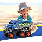 Big Police Monster Truck Toy With Monster Wheels For Kids