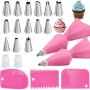 21-PIECE Flower Mounting & Baking Set: All The Tools You Need To Create Beautiful Cakes For Restaurant/food Truck/bakery