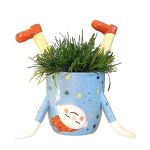 Cute Girl Resin Flower Pot Compatible With Succulent Plants