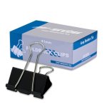 41MM Foldback Clips Black - Box Of 12