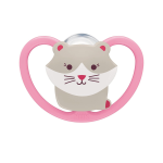 Nuk Silicone Space Soother 18-36 Months Dark Pink Cat