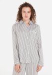 Tommy Hilfiger Nola Woven Pj Top - Stripes Beige