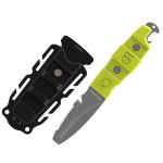 Akua Paddle And Rescue Knife W blunt Tip Nav Green