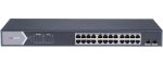 DS-3E1326P-EI 24 Port Fast Ethernet Smart Poe Switch 4X 100 Mbps Poe RJ45 Ports 2X Gigabit Combos 6 Kv Surge Protection For Poe