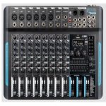 Powerworks X10BT-UFX : 8 Channel Mixer With Dsp + Bluetooth + USB