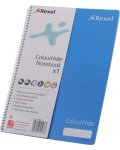 Rexel A4 Colourhide Feint Rule Notebook 120 Pages Blue – 165064