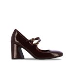 Mary Jane Patent Heel -bordeaux