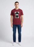 Pure Santoro Burgundy T-Shirt - XXL Black
